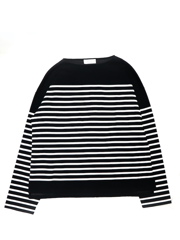 WELLDER Dual Layered Border Long Sleeve Black - BOOMERANG,Lola 