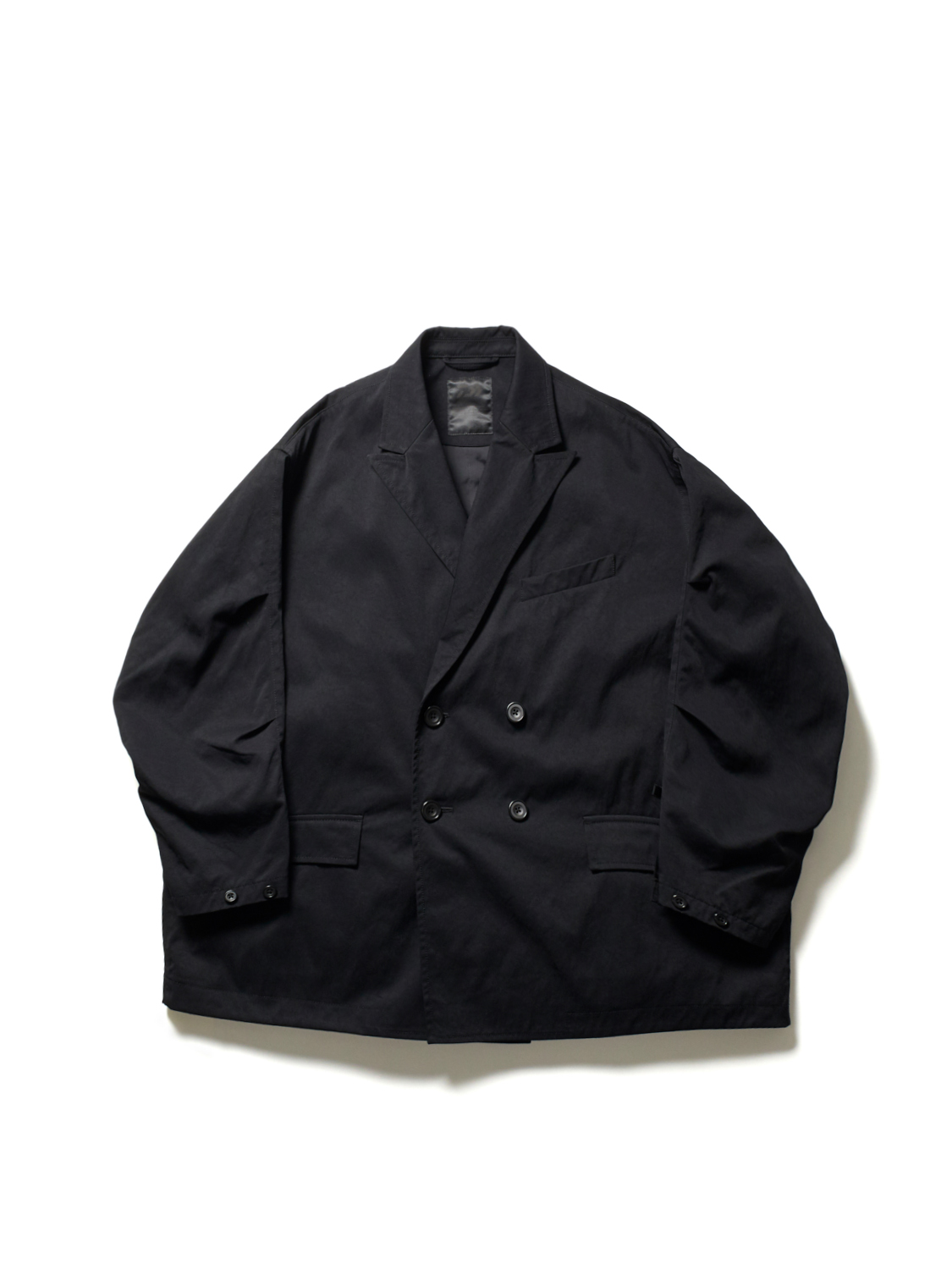 TECH DOUBLE-BREASTED JACKET TWILL