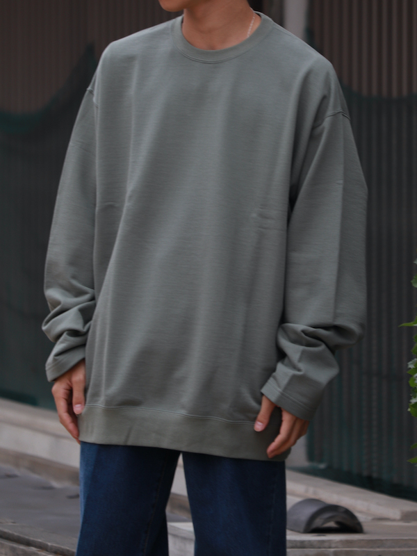 Graphpaper Compact Terry Roll Up Sleeve Crew Neck 入荷 ...