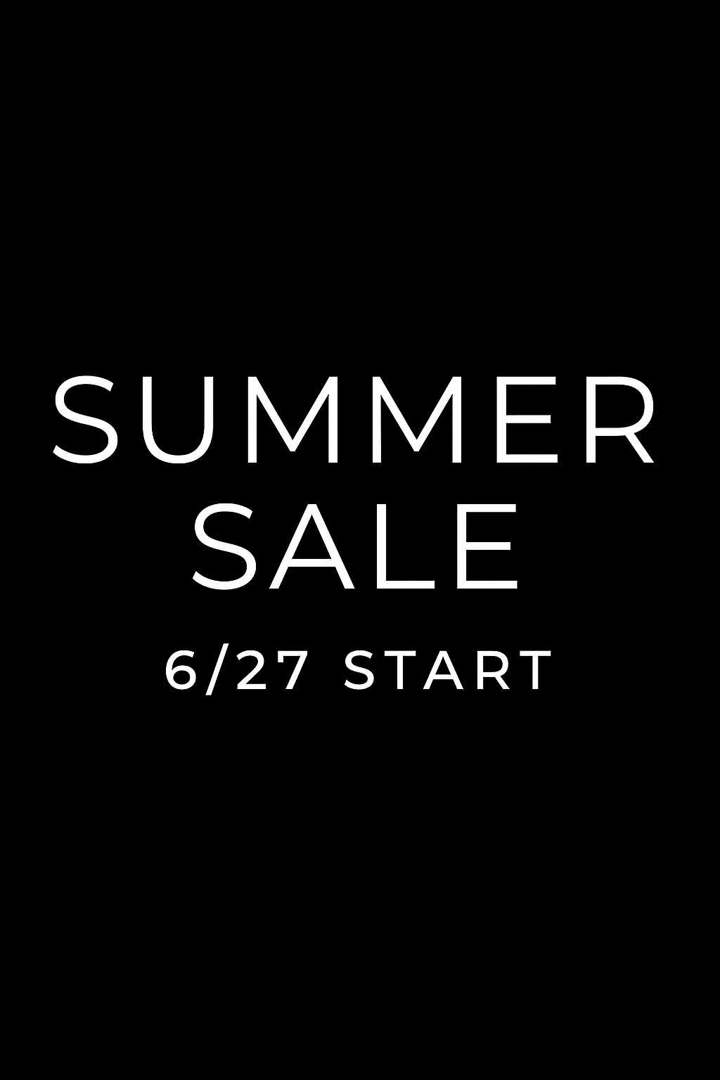 【店舗&ONLINE】SUMMER SALE開催のお知らせ 6/27(Fri) ~ START
