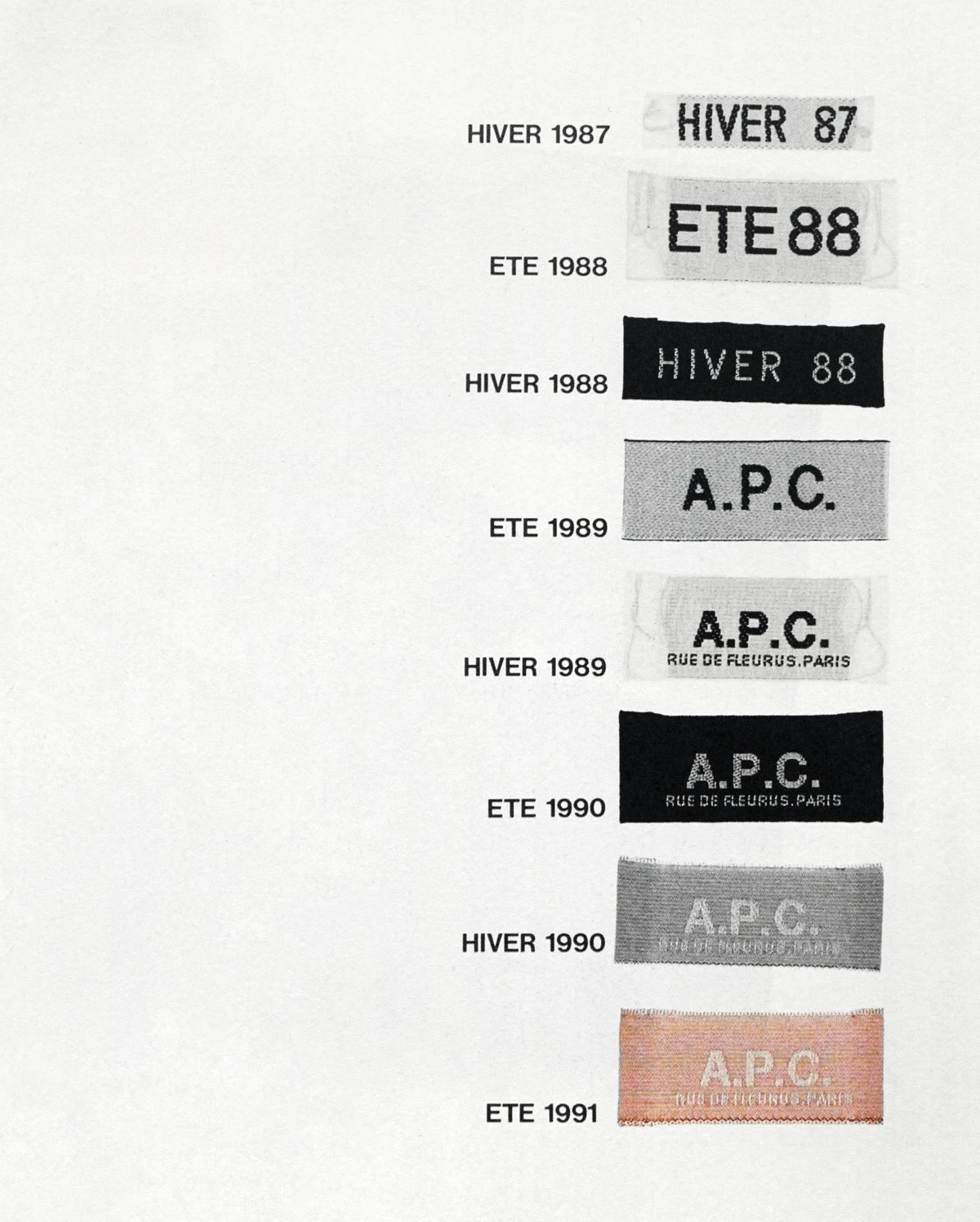 A.P.C.(アーペーセー)お取り扱いスタートしました