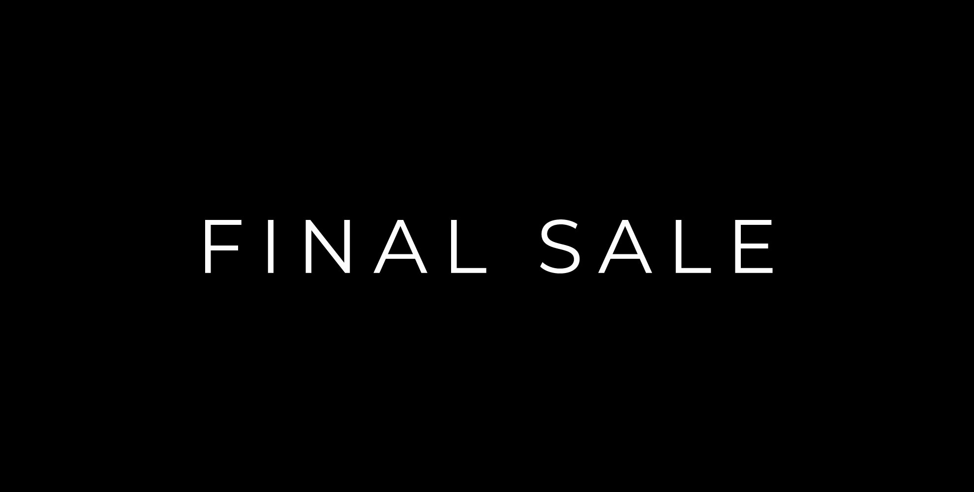 FINAL SALE�i�t�@�C�i���Z�[���j