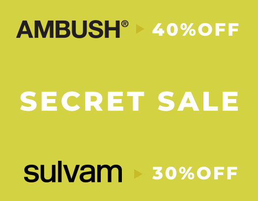 2021AMBUSH & sulvam �V�[�N���b�g�Z�[��