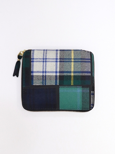 COMME des GARCONS WalletiRfM\EHbgj SA2100TP WALLET TARTAN PATCHWORK