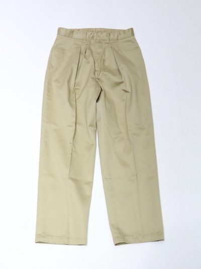 FARAHit@[[jFR0202-M4009   Two-tuck Wide Tapered Pants[OUTLET]