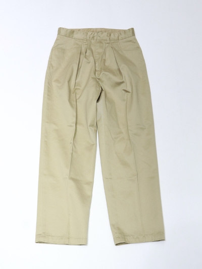 FARAHit@[[jFR0202-M4009   Two-tuck Wide Tapered Pants[OUTLET]