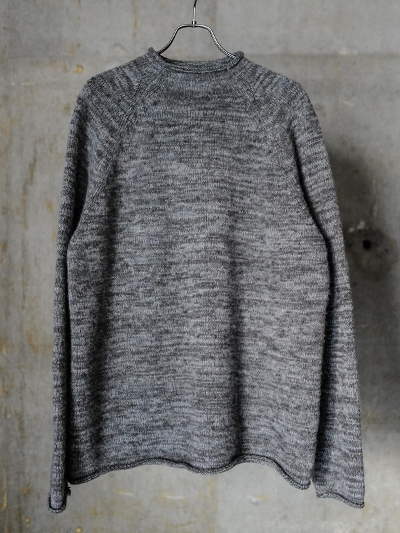 SCAIR (XPA) 2202SC-K001 SPACE DYED ROLL SWEATER