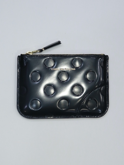 COMME des GARCONS WalletiRfM\EHbgj8Z-F081-051  DOTS EMBOSSED LEATHER LINE