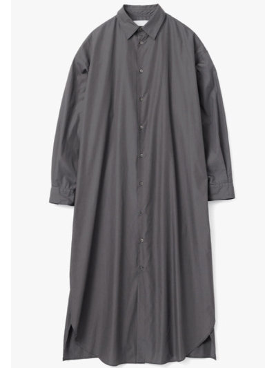 GraphpaperiOty[p[ j GL231-60084B Broad Regular Oversized Shirt Dress