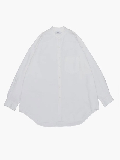 GraphpaperiOty[p[ jGL233-50027B  Oxford Oversized Band Collar Shirt