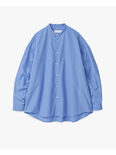 GraphpaperiOty[p[ jGL233-50007B Broad L/S Oversized Band Collar Shirt