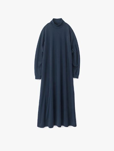 GraphpaperiOty[p[ jGL233-70148 Cotton Light Terry High Neck Dress