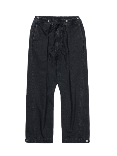 POLIQUANTi|Ng) 2302019 THE EASY DETACHABLE FREE TUCKING DENIM PANTS