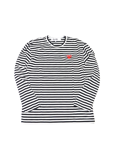 PLAY Comme des Gar&#231;onsivC RfM\jAZ-T164-051 PLAY STRIPED T-SHIRT