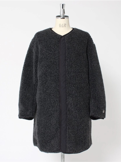 ORCIVAL (I[Vo) OR-A0423 WOOL BOA LONG BLOUSON