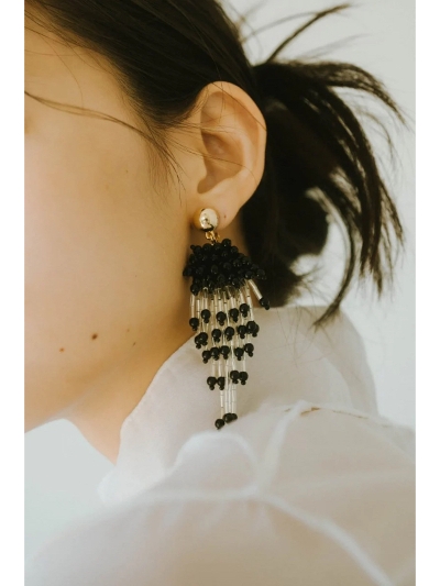 Knuth Marf (Nk[X}[t) KM23AWL14 beads pierced earrings