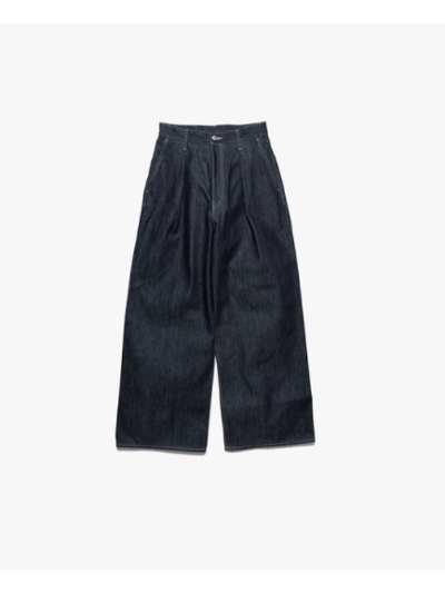 GraphpaperiOty[p[ jGL241-40189RB-24SS Salvage Denim Two Tuck Wide Pants