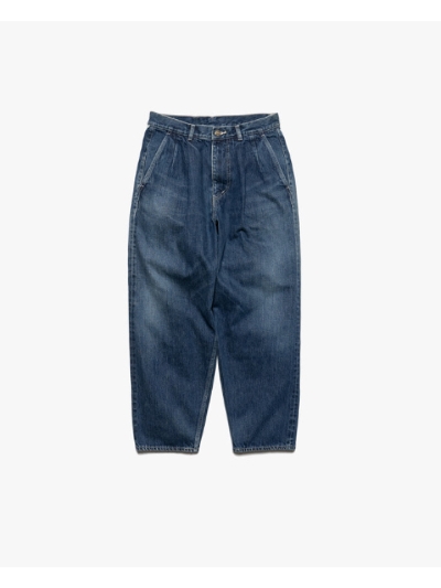 GraphpaperiOty[p[ jGU243-40187DB Salvage Denim Two Tuck Tapered Pants