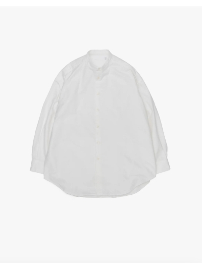 GraphpaperiOty[p[ jGL241-50027B Oxford Oversized Band Collar Shirt