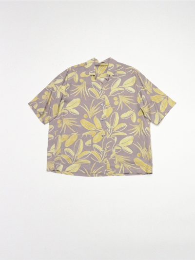 PHEENYitB[j[jPS24-SH02 Rayon botanical print S/S shirt