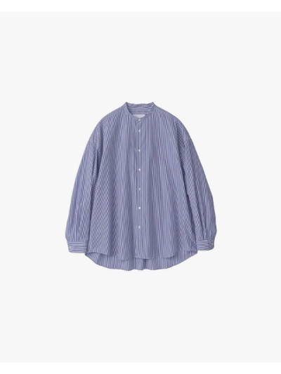 GraphpaperiOty[p[ jGL241-50007STB Broad L/S Oversized Band Collar Shirt