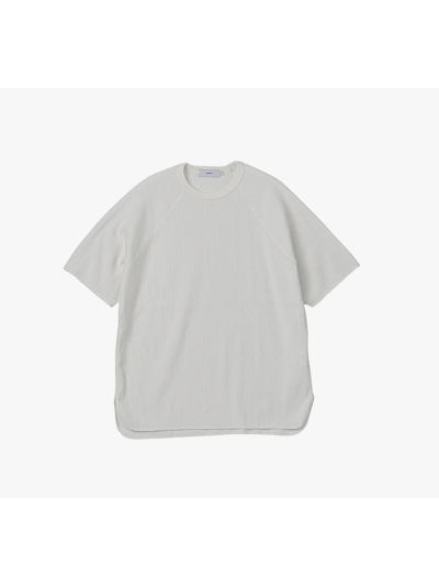 GraphpaperiOty[p[) GU241-70134B Waffle S/S Crew Neck Tee