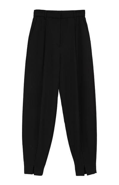 CLANE (Nl) 16110-7222  SLIT HEM BALLOON PANTS