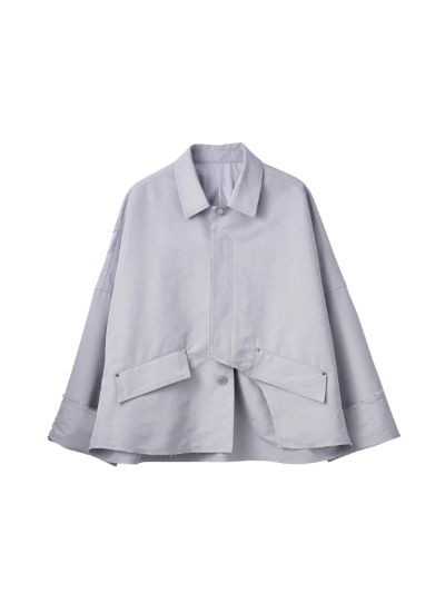 Knuth Marf (Nk[X}[t) KM24SG03 cutting edge shirt jacket(unisex)[FINAL SALE]