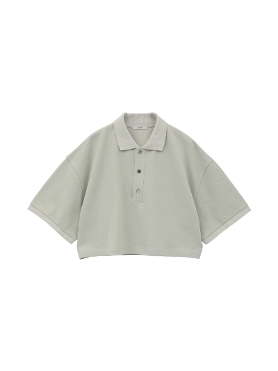 CLANE (Nl) 16105-1292 CROPPED POLO TOPS