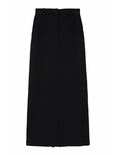 CLANE (Nl) 16109-6102 RIB STRIPE STRAIGHT SKIRT