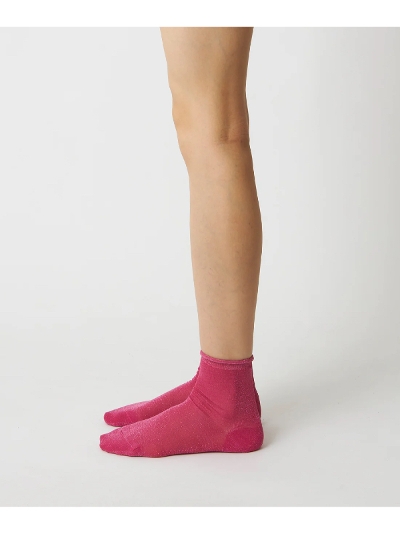 babacoiooR) BA02-BN49 Lurex Sheer Socks
