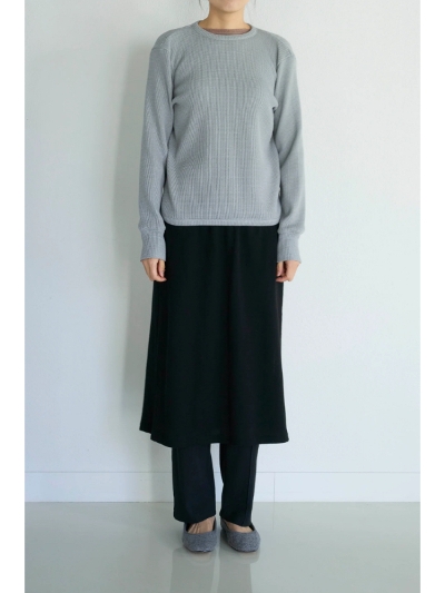 amiu.ciA~[V[) B03LHCS-92R back circle middle waffle L/S