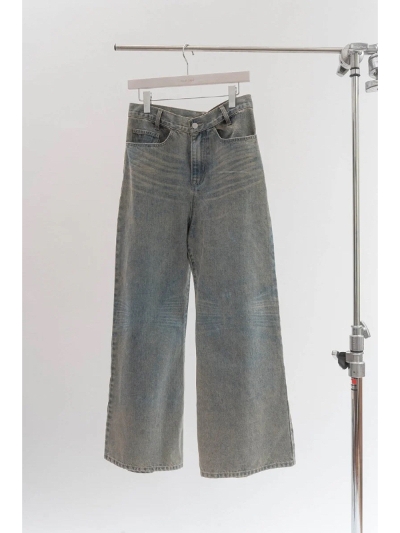 Knuth Marf (Nk[X}[t) KM24SUG03 side line studs denim(unisex)