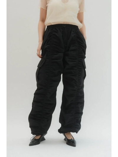 Knuth Marf (Nk[X}[t) KM24SA02 waterproof gathered pants/2color