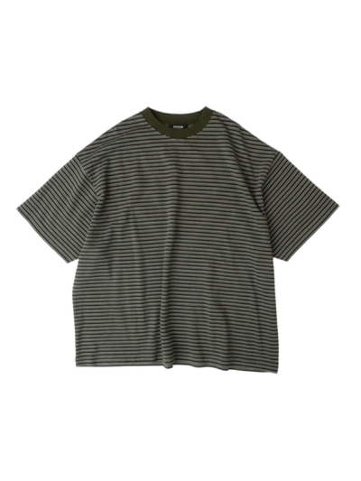 EVCONiGrRj 243-91105 BORDER WIDE S/S TEE[FINAL SALE]