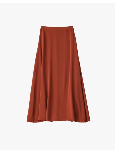 GraphpaperiOty[p[ jGL243-40257C  Satin Flare Skirt
