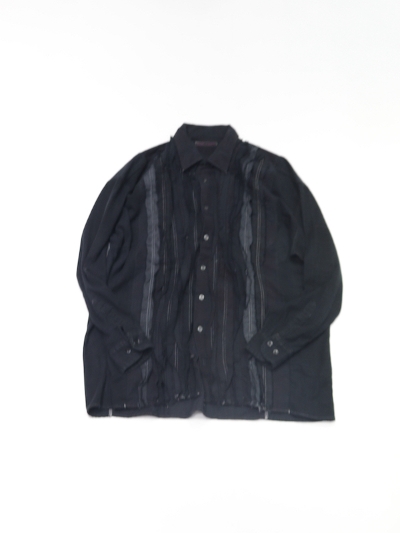 NEEDLESij[hYj PU356   Flannel Shirt  Ribbon Wide Shirt  Over Dye