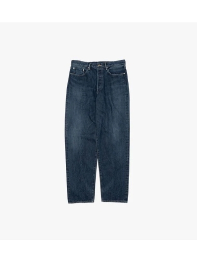 GraphpaperiOty[p[ jGU243-40183DB Selvage Denim Five Pocket Tapered Pants-DARK FADE-