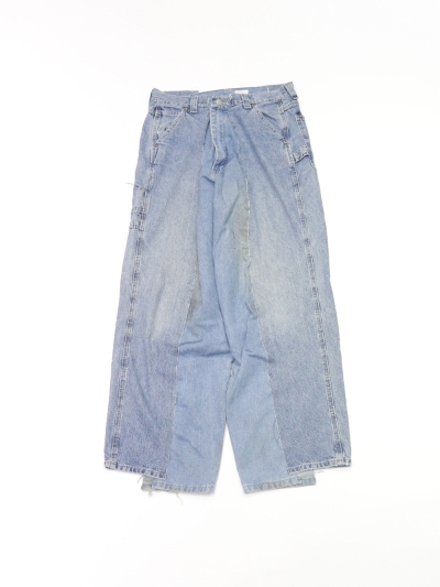 OLD PARKiI[h p[Nj OP-476-6  BAGGY PAINTER PANTS