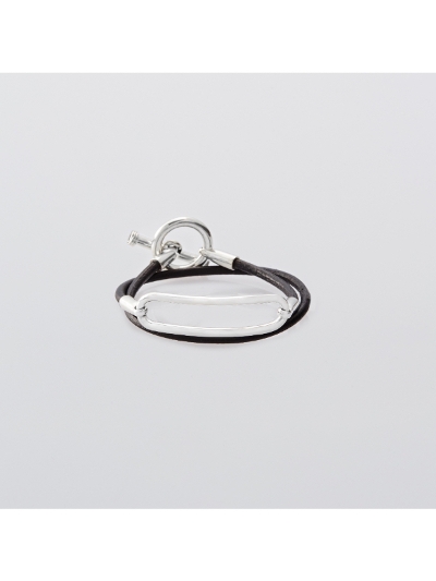 XOLOiVjXOLB002L Open ID Double Leather Brecelet
