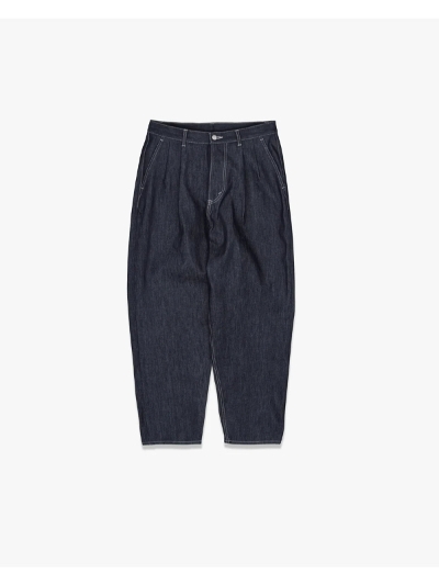 GraphpaperiOty[p[ jGU243-40187RB  Salvage Denim Two Tuck Tapered Pants