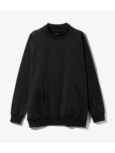 NEEDLESij[hYjPU286 L/S MOCK NECK T - BRIGHT JERSEY