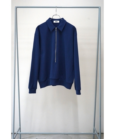 REVERBERATEio[oCgjREV-24AW-RB-18 HALF ZIP SWEAT