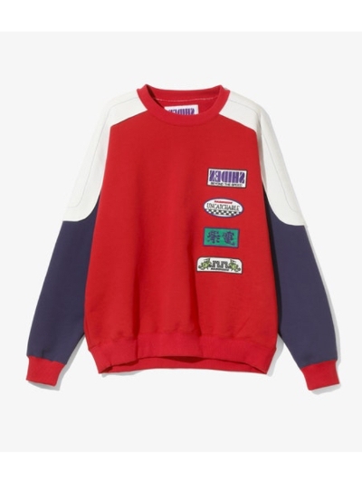diVfj PU719 Motor Cycle Sweat Shirt - C/PE Pile Jersey