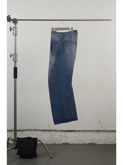 NVRFRGTilo[tH[QbgjNF242P04B 3D TWISTED WIDE LEG JEANS