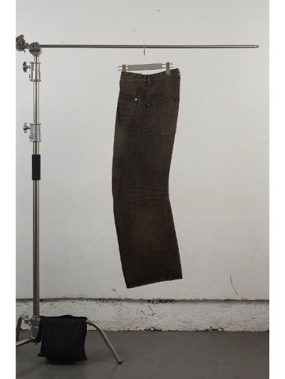 NVRFRGTilo[tH[QbgjNF242P04D 3D TWISTED WIDE LEG JEANS