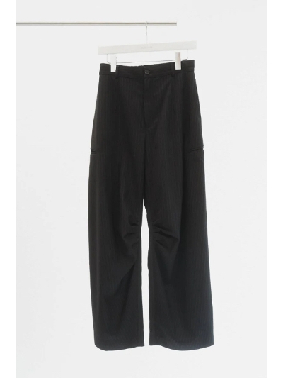 Knuth Marf (Nk[X}[t) KM24AN03 stripe unique slacks pants(unisex)/2color