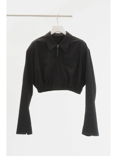 Knuth Marf (Nk[X}[t) KM24AN02 stripe shirt blouson/2color