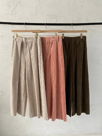 UhriE[Aj24AW-PT430 Wide Corduroy Pants[FINAL SALE]