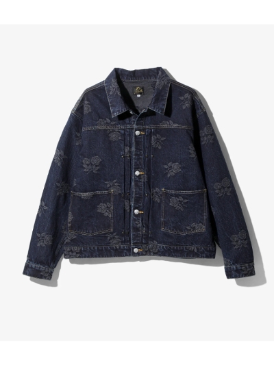 NEEDLESij[hYjPU196 M.W. JEAN JACKET-13OZ DENIM/ROSE JQ.